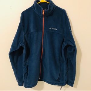 Men’s Columbia fleece jacket size XLT